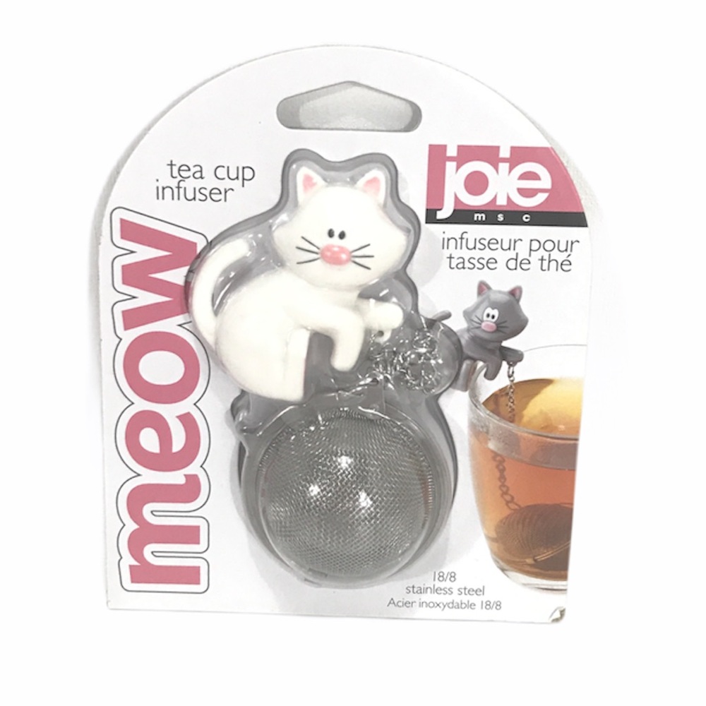 Joie MSC Cat Loose Leaf Tea Cup Infuser, White